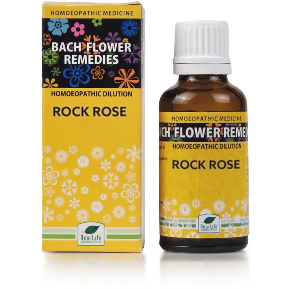 Bach Flower Rock Rose - New Life- The Homoeopathy Store