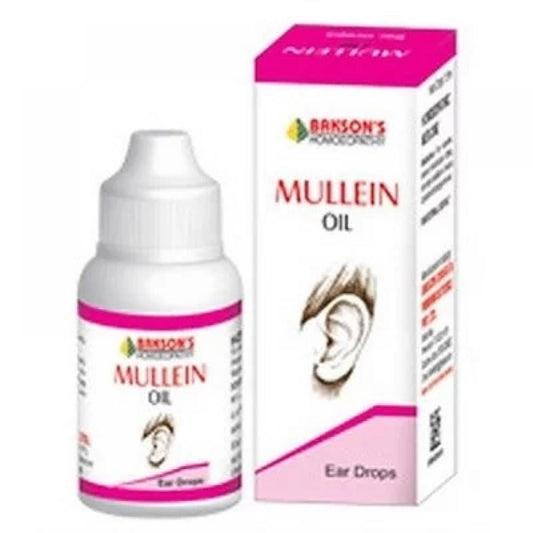 Mullein oil ear drops Bakson - Bakson- The Homoeopathy Store