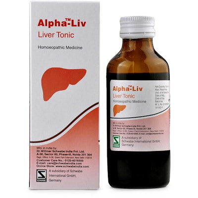 Alpha Liv Syrup - Dr. Willmar Schwabe India- The Homoeopathy Store