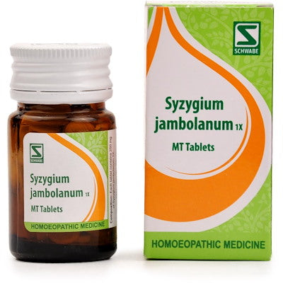 Syzygium jambolanum 1x MT tabs WSI - Dr. Willmar Schwabe India- The Homoeopathy Store