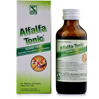 Alfalfa tonic suger free - Dr. Willmar Schwabe India- The Homoeopathy Store