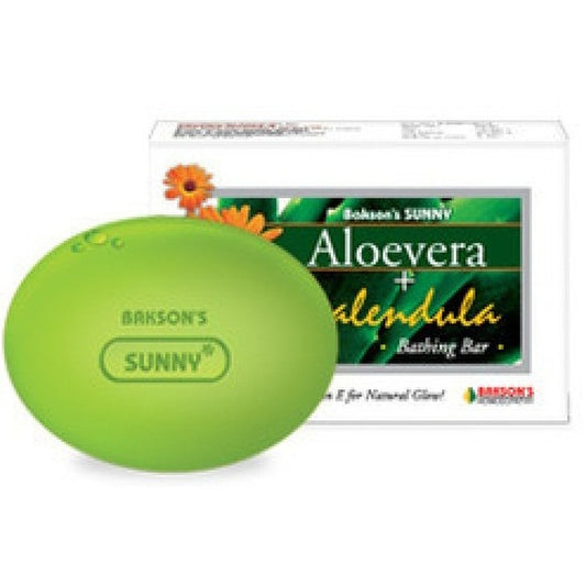 Aloevera Calendula Soap Bakson - The Homoeopathy Store