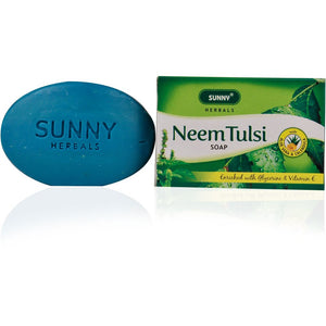 Sunny Herbals Neem Tulsi Soap Bakson - The Homoeopathy Store