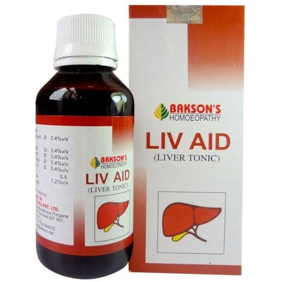 Liv Aid syrup (115ml) Bakson - The Homoeopathy Store