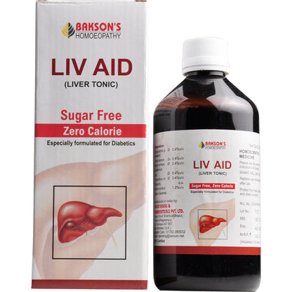 Liv Aid Syrup (Sugar Free) Bakson - The Homoeopathy Store