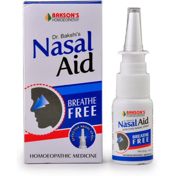 Nasal Aid Spray Bakson 10 ml - The Homoeopathy Store