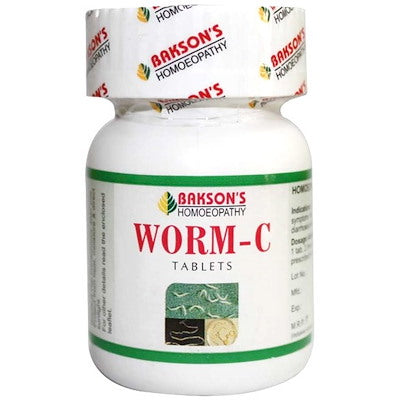 Worm C tabs - Bakson- The Homoeopathy Store