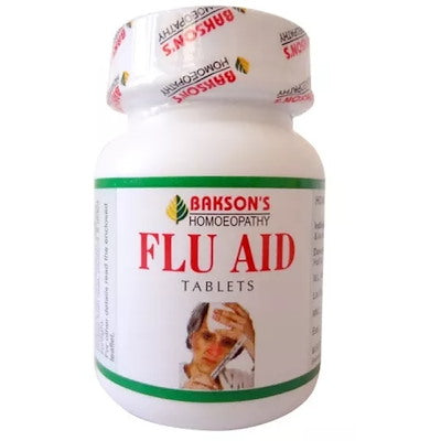 Flu Aid tabs - Bakson- The Homoeopathy Store