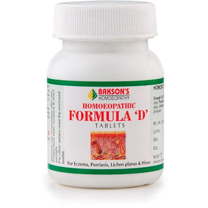 Formula D tab - The Homoeopathy Store