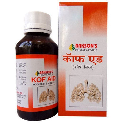 Kof Aid syrup Bakson - Bakson- The Homoeopathy Store