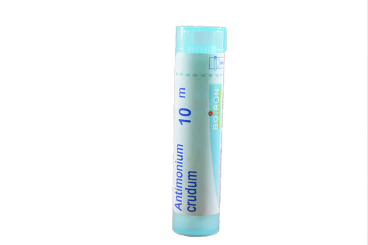 Antimonium crudum 10M Boiron Multi Dose Tube - Boiron- The Homoeopathy Store