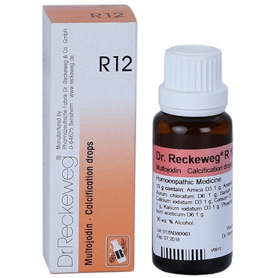 Dr. Reckeweg R 12 Calcification Drop - Dr. Reckeweg- The Homoeopathy Store