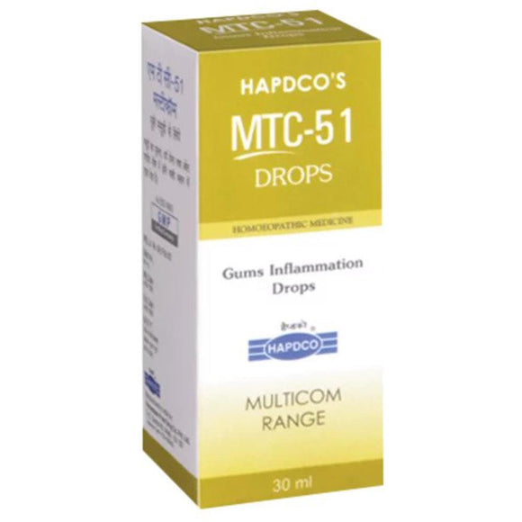 MTC-51 DROPS HAPDCO - The Homoeopathy Store