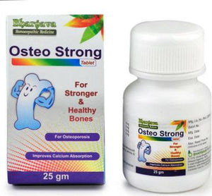 Osteo Strong Tablets Bhargava (25g) - The Homoeopathy Store