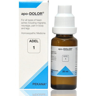 Adel 1 apo-DOLOR drops 20 ml - Adel- The Homoeopathy Store