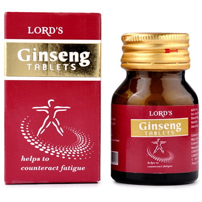 Lords Ginseng Tablets - Lords- The Homoeopathy Store