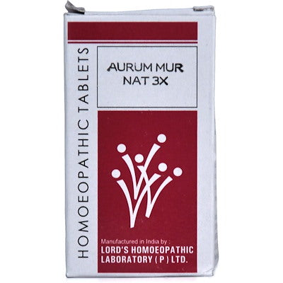 Aurum Muriaticum Natronatum 3X Lords - Lords- The Homoeopathy Store