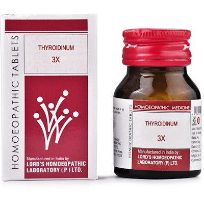 Thyroidinum 3X Lords - The Homoeopathy Store