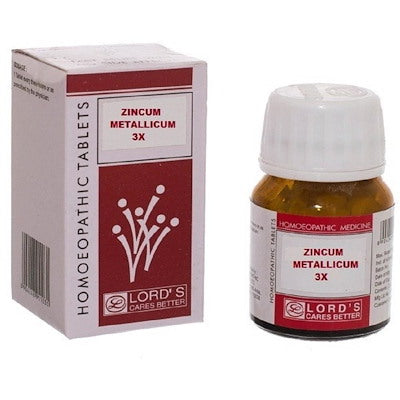 Zincum Metallicum 3X Lords - Lords- The Homoeopathy Store