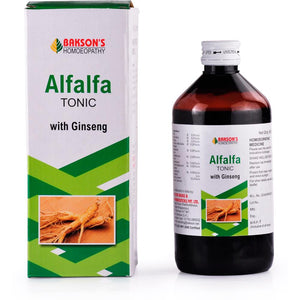Alfalfa Tonic with Ginseng Bakson 450 ml - The Homoeopathy Store