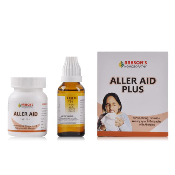 Aller Aid Plus Twin Pack Bakson - The Homoeopathy Store
