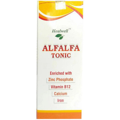 Alfalfa Tonic With B-12 Healwell 110 ml - Healwell- The Homoeopathy Store