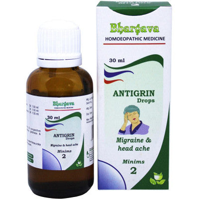 Antigrin Drops Bhargava - Bhargava Phytolabs- The Homoeopathy Store