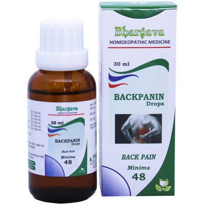 Backpanin Drops Bhargava - Bhargava Phytolabs- The Homoeopathy Store