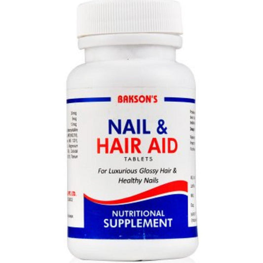 Bakson Nail and Hair Aid Tablets - Bakson- The Homoeopathy Store