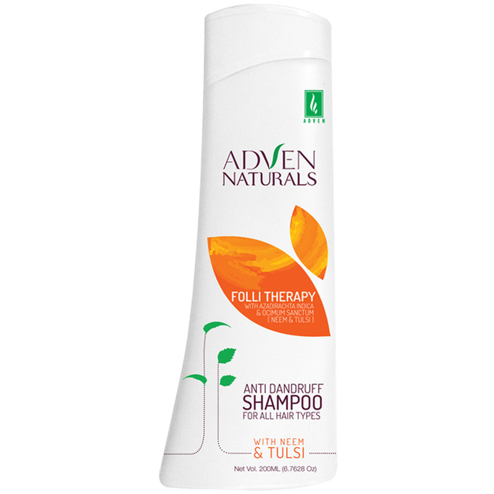 Adven Naturals Folli Therapy Anti Dandruff Shampoo 100 ml - Adven- The Homoeopathy Store