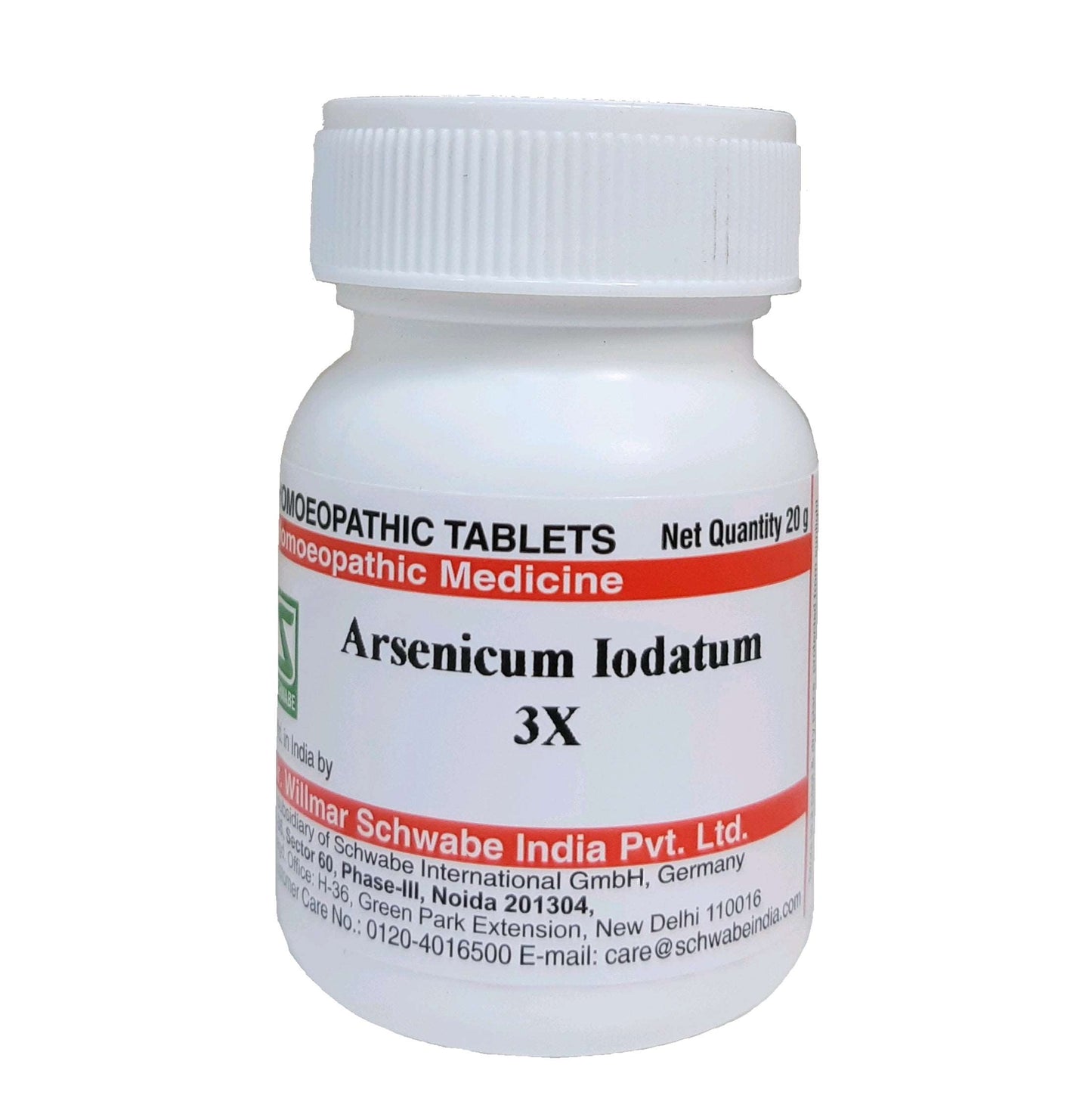 Arsenic Iodatum 3x Schwabe - Dr. Willmar Schwabe India- The Homoeopathy Store