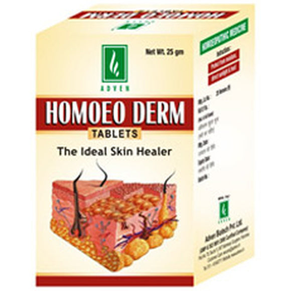 Homoeoderm Tablets Adven - The Homoeopathy Store