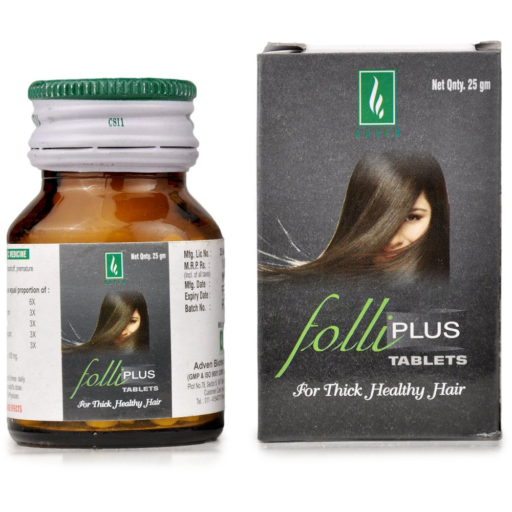 Folli-Plus Tablets Adven - Adven- The Homoeopathy Store