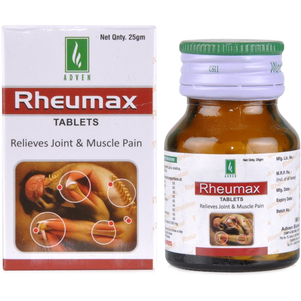 Rheumax Tablets Adven 90 tabs - Adven- The Homoeopathy Store