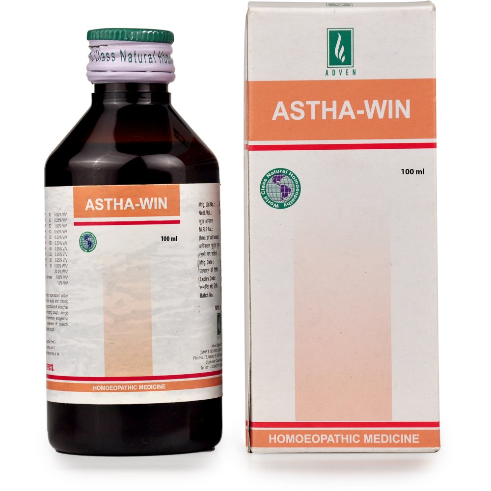 Astha-Win Syrup Adven 100ml - Adven- The Homoeopathy Store