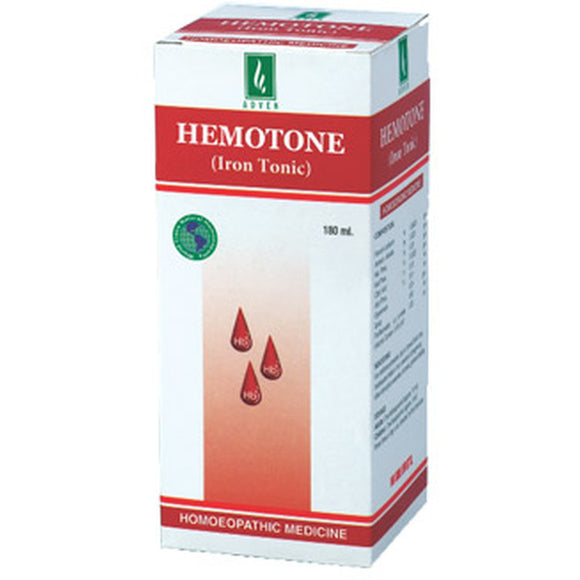 Hemotone Syrup Adven 100 ml - The Homoeopathy Store