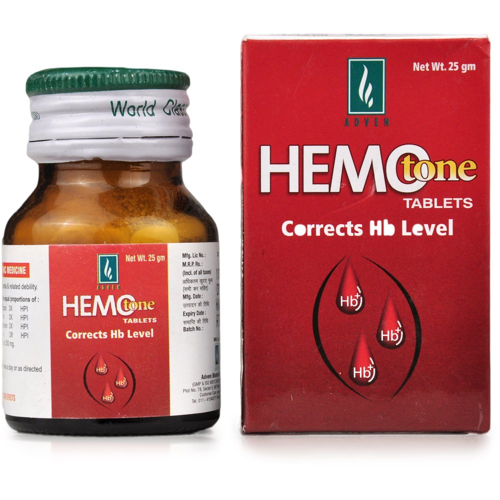 Hemotone Tablets Adven - Adven- The Homoeopathy Store