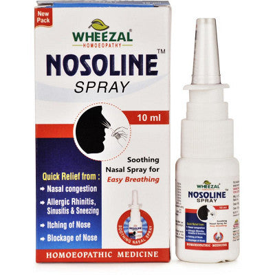 Nosoline nasal spray Wheezal - Wheezal- The Homoeopathy Store