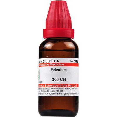 Selenium 200 CH Schwabe 30 ml - Dr. Willmar Schwabe India- The Homoeopathy Store