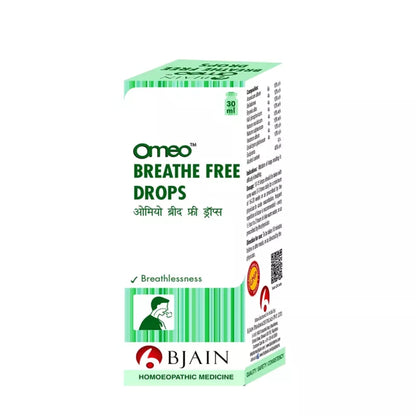 Omeo Breathe Free Drops - Bjain- The Homoeopathy Store