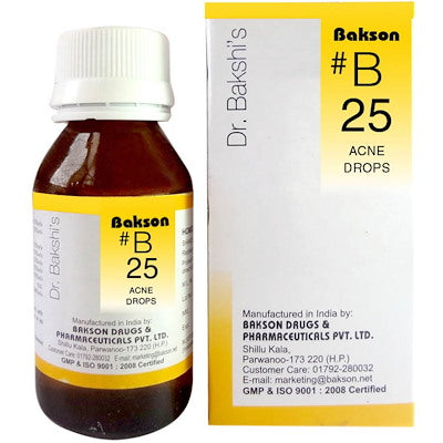 Bakson B25 (Acne Drops) - Bakson- The Homoeopathy Store