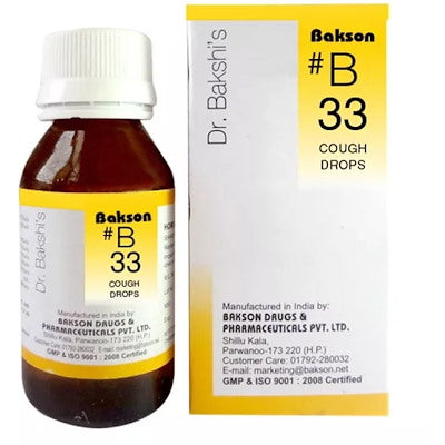 Bakson B33 (Cough Drops) - Bakson- The Homoeopathy Store