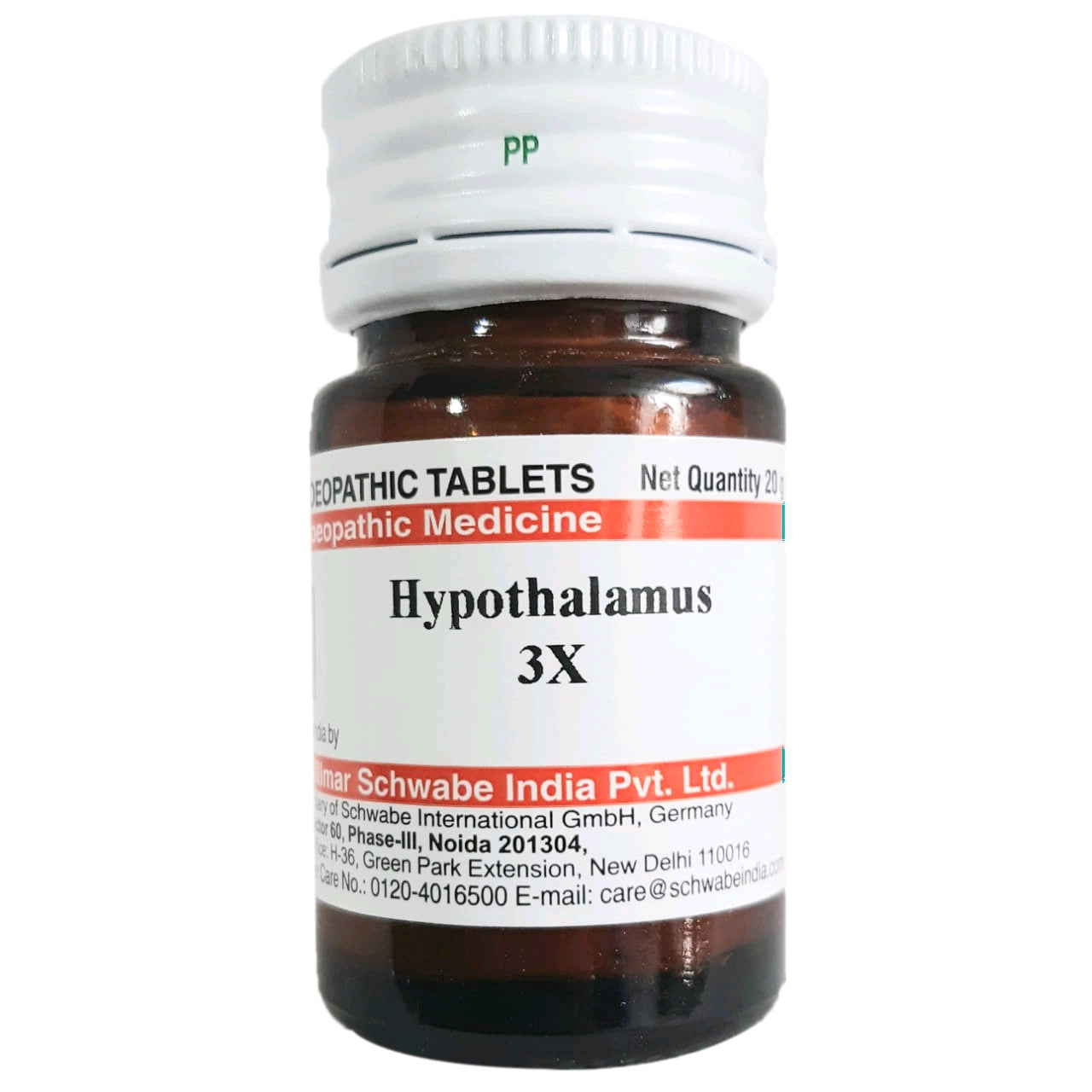 Hypothalamus 3x tabs - Dr. Willmar Schwabe India- The Homoeopathy Store