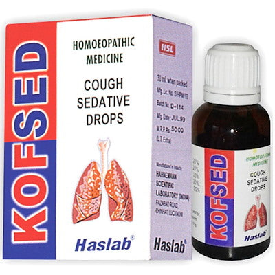 Kofsed drop Haslab - HSL Haslab- The Homoeopathy Store