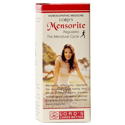 Lords Mensorite Syrup - Lords- The Homoeopathy Store