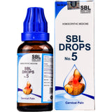 SBL Drops No.5 Cervical Pain - The Homoeopathy Store
