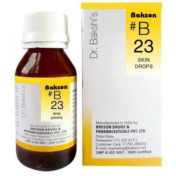 Bakson B23  (Skin Drops) - The Homoeopathy Store