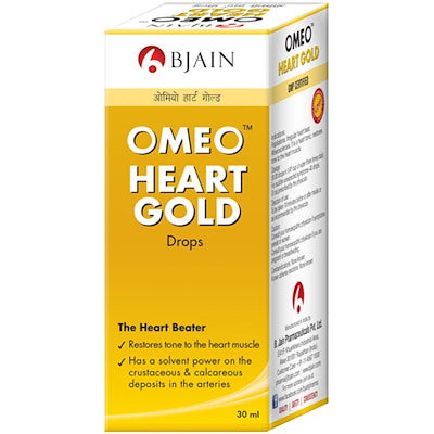 Omeo heart gold drops - Bjain- The Homoeopathy Store