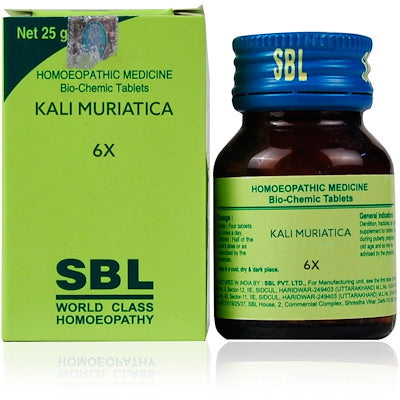 Kali Mur 6X SBL - SBL- The Homoeopathy Store