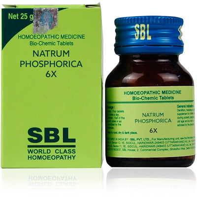 Natrum phos 6X SBL - The Homoeopathy Store